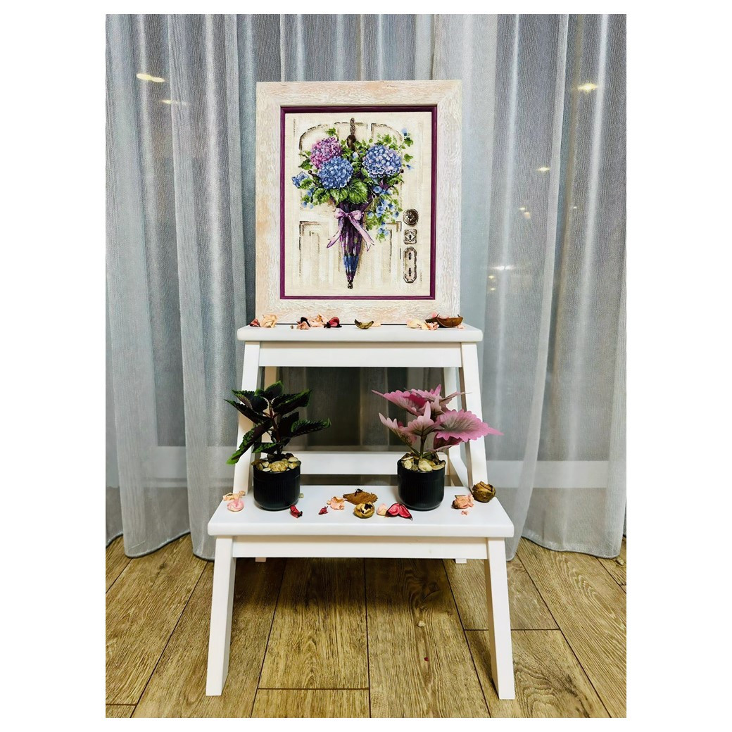 Riolis Cross Stitch Kit Umbrella Wreath